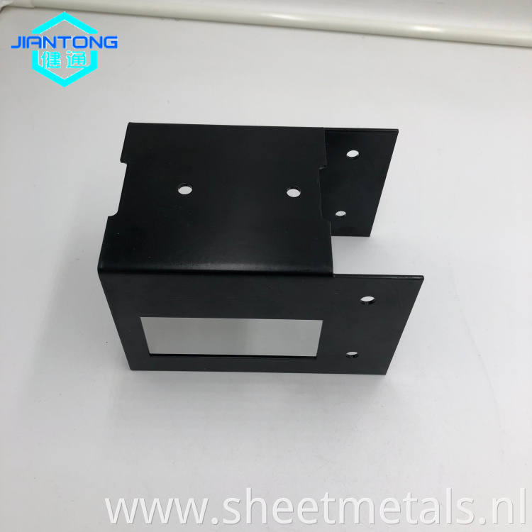 Custom Black Powder Coating Sheet Metal Stamping Parts (2)